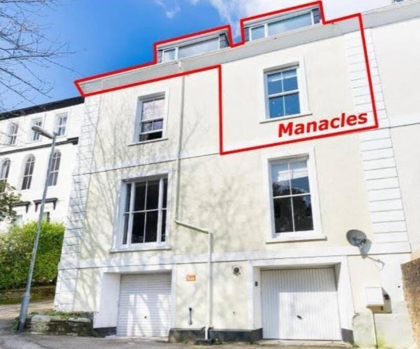 Manacles - Spacious Flat Near Beach With Sea Views & Parking Falmouth Buitenkant foto